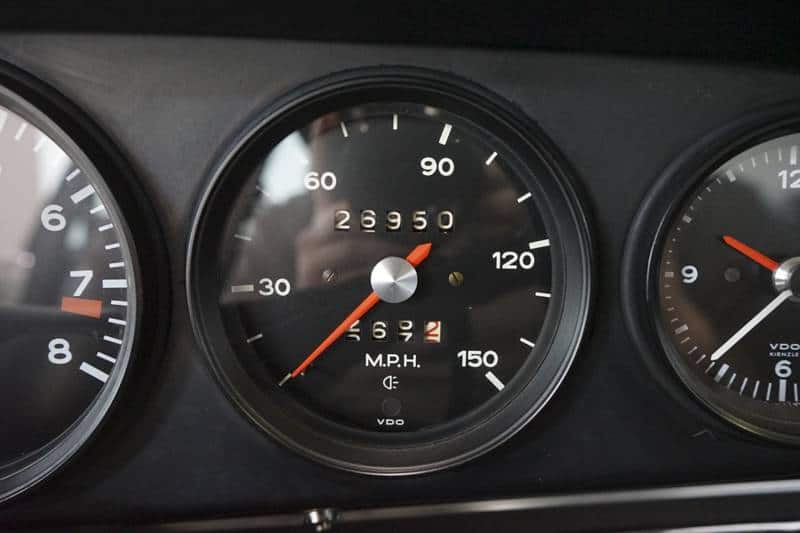 1972 Porsche 911s for sale odometer