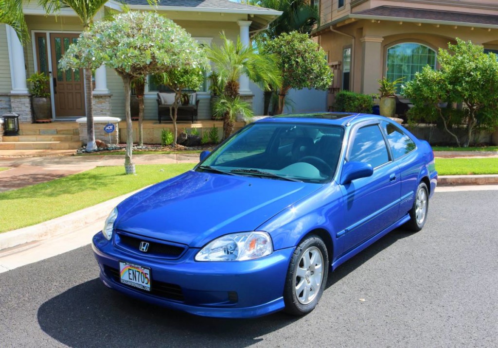 1999 honda civic si electron blue for sale classifieds 1