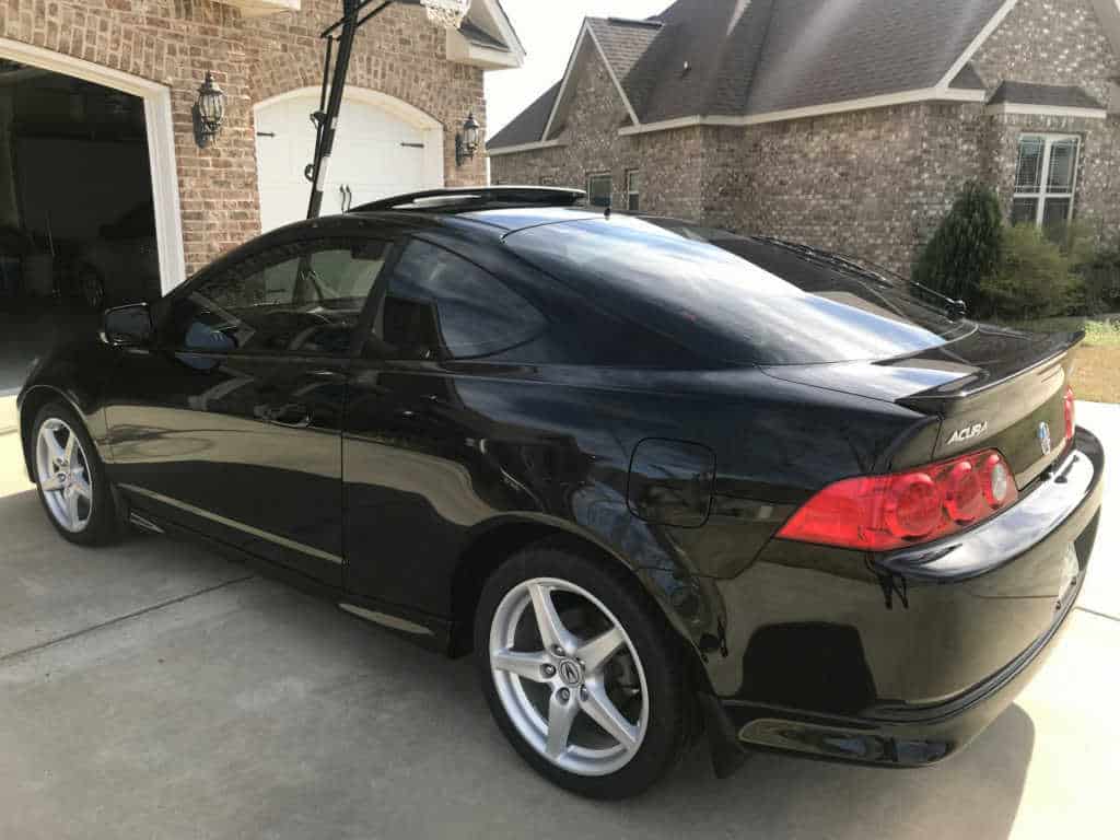 black acura rsx interior