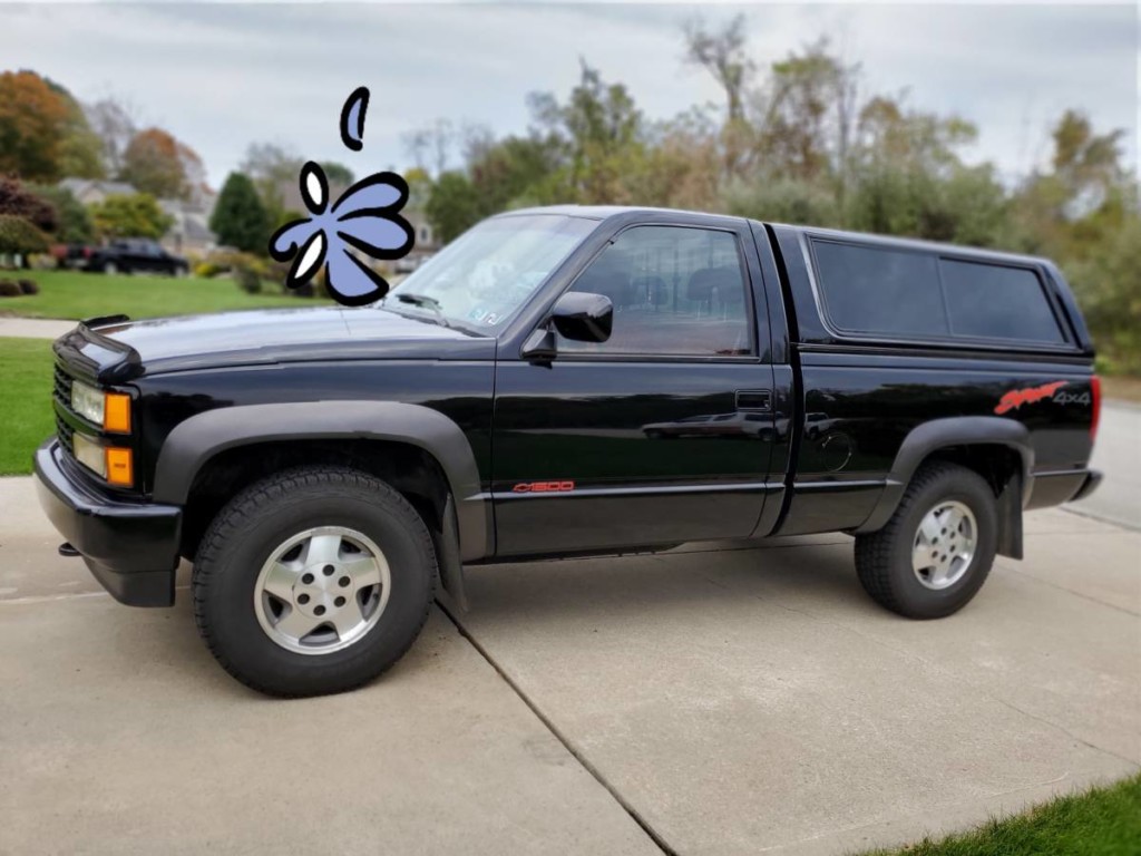 1992 Chevrolet K1500 Short bed 4x4 5spd manual 350 v8 for sale classifieds 2