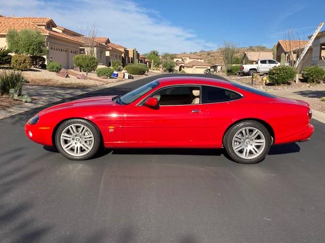 2003 jaguar xkr coupe pheonix red for sale classifieds 2