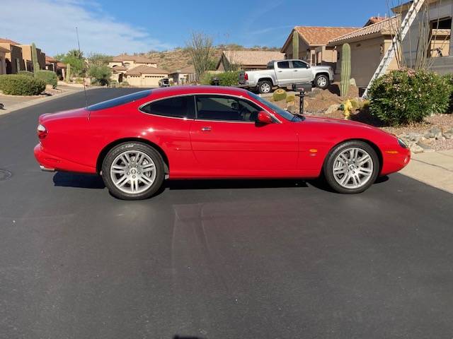2003 jaguar xkr coupe pheonix red for sale classifieds 3
