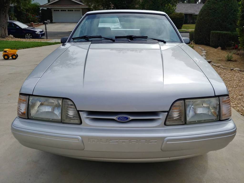 1993 ford mustang lx foxbody 5spd manual silver for sale classifieds 2