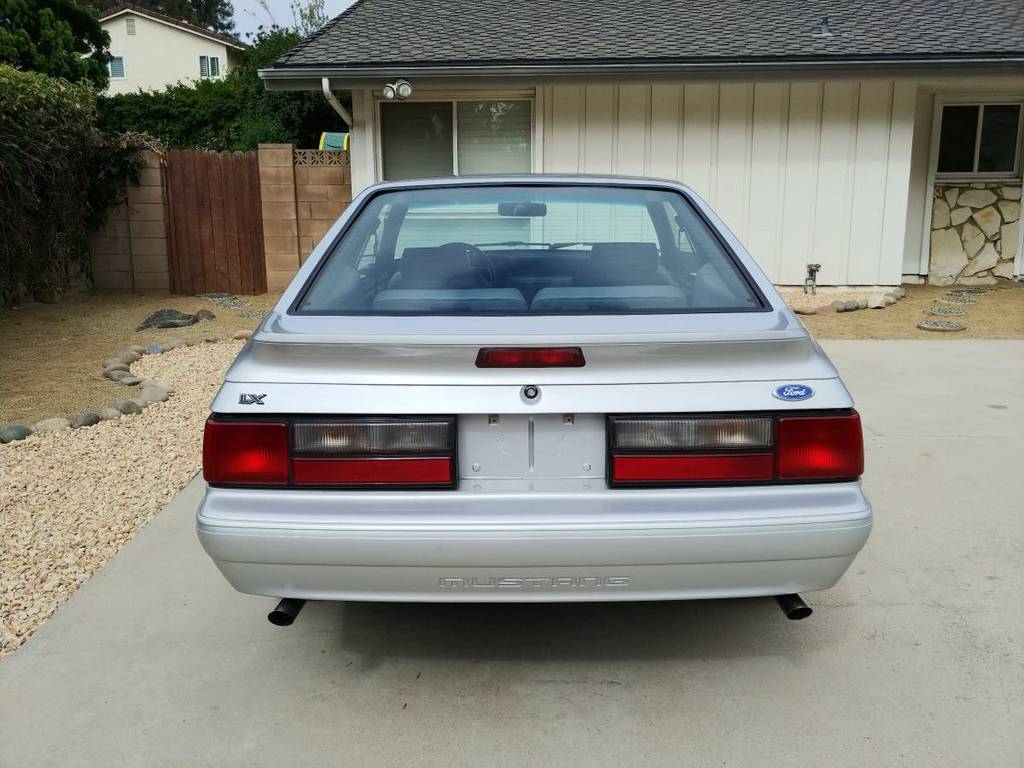 1993 ford mustang lx foxbody 5spd manual silver for sale classifieds 5