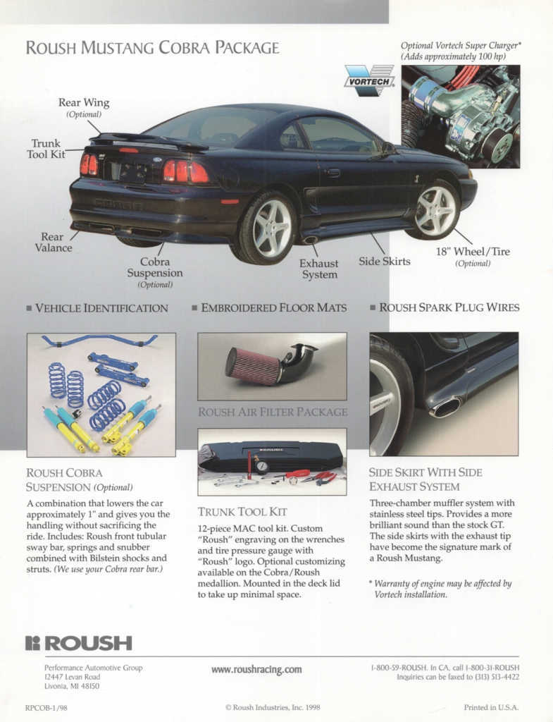 1998 mustang svt cobra coupe jack roush stage 3 supercharged for sale classifieds 92