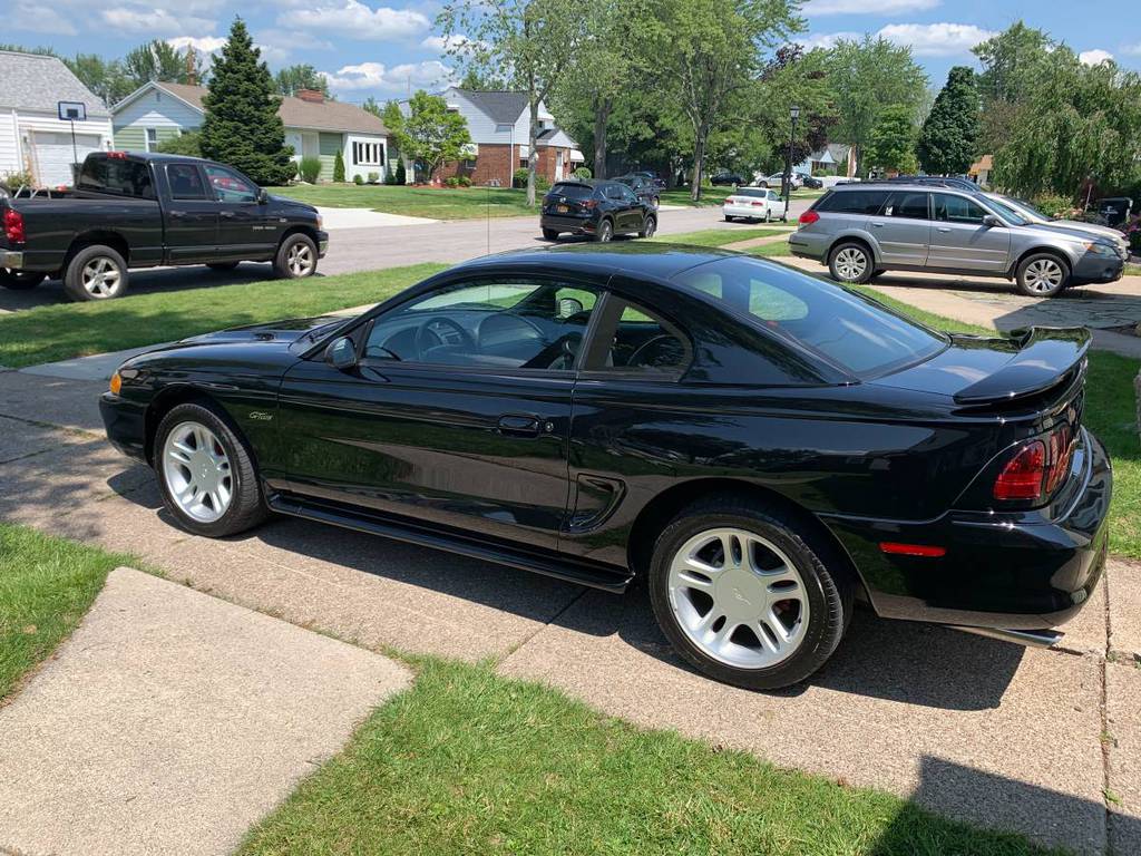 1997 ford mustang gt coupe 5spd manual sn95 black for sale classifieds 1