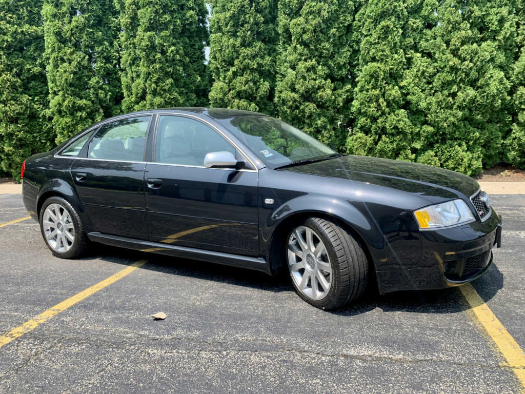 2003 audi rs6 ebony pearl black white interior silver low mileage for sale classifieds 2