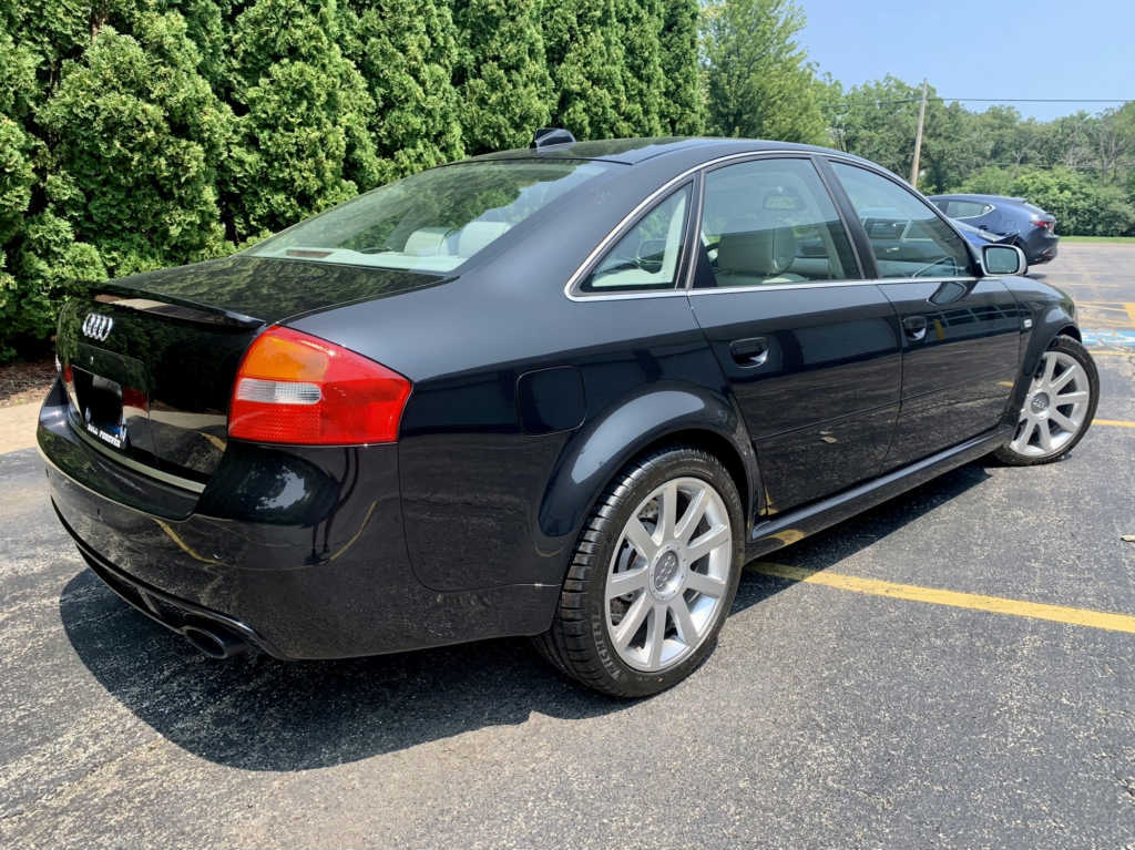 2003 audi rs6 ebony pearl black white interior silver low mileage for sale classifieds 7