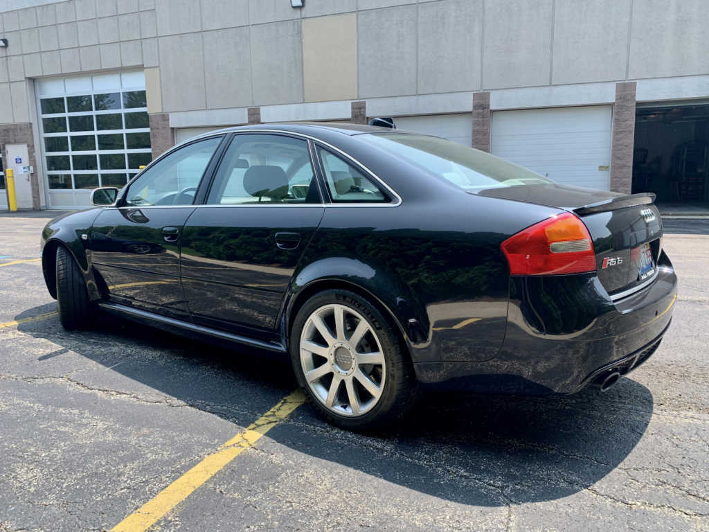 2003 audi rs6 ebony pearl black white interior silver low mileage for sale classifieds 3