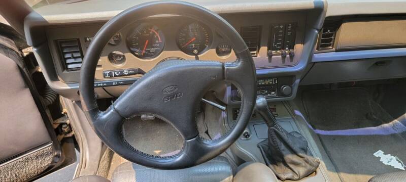 1984 ford mustang svo black low mileage for sale classifieds interior 9