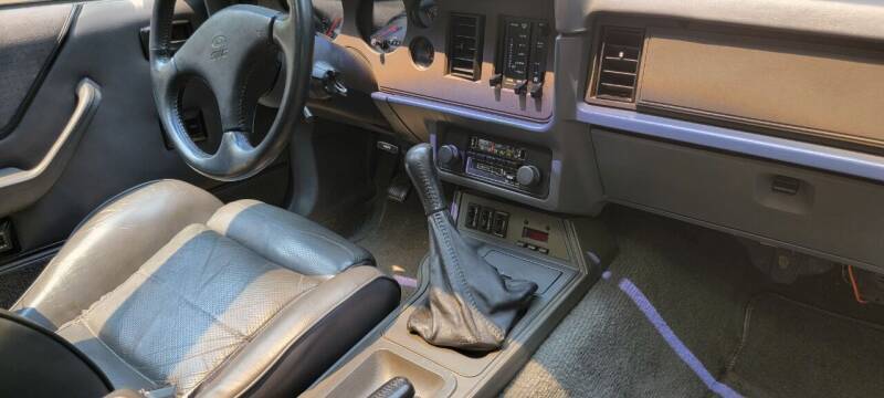 1984 ford mustang svo black low mileage for sale classifieds interior 6