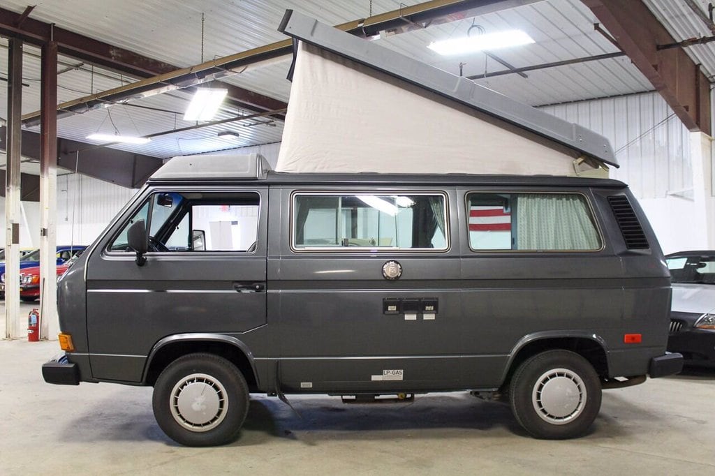 1987 vw volkswagen westfalia camper van vanagon wolfgram grey 4spd manual for sale classifieds 1