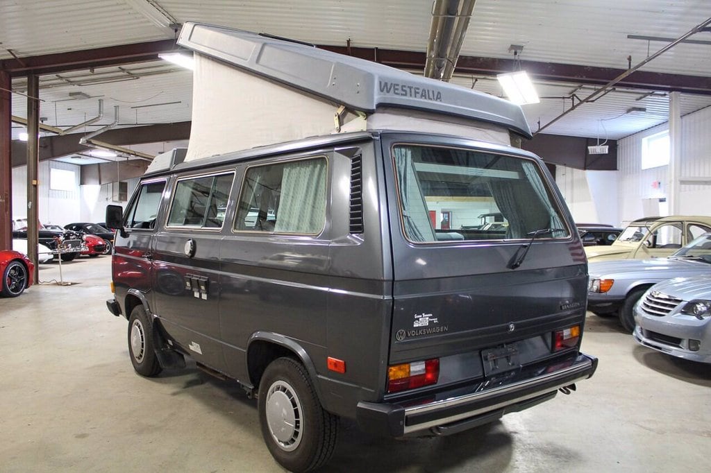 1987 vw volkswagen westfalia camper van vanagon wolfgram grey 4spd manual for sale classifieds 2