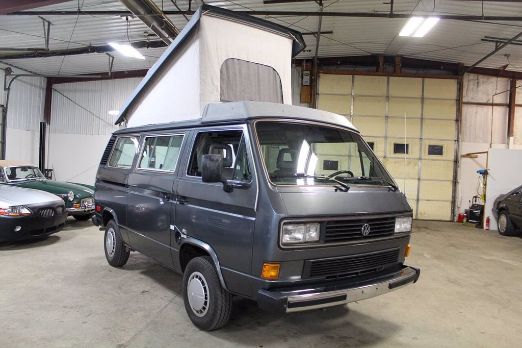 1987 vw volkswagen westfalia camper van vanagon wolfgram grey 4spd manual for sale classifieds 4