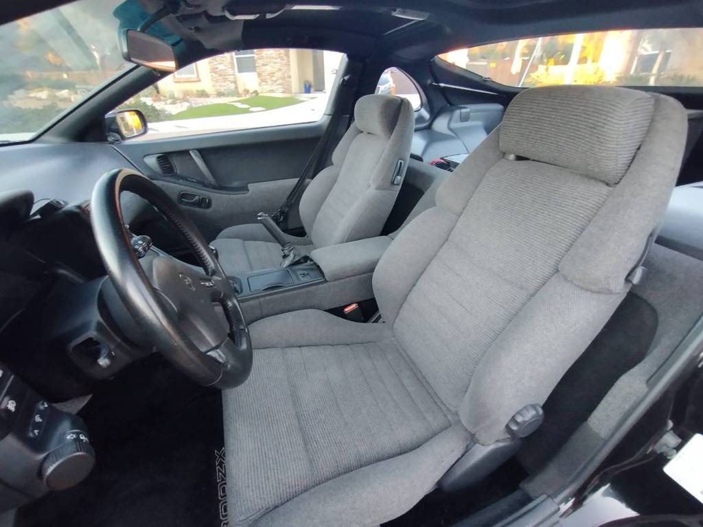 1990 nissan 300zx 5spd manual coupe black for sale classifieds interior 2