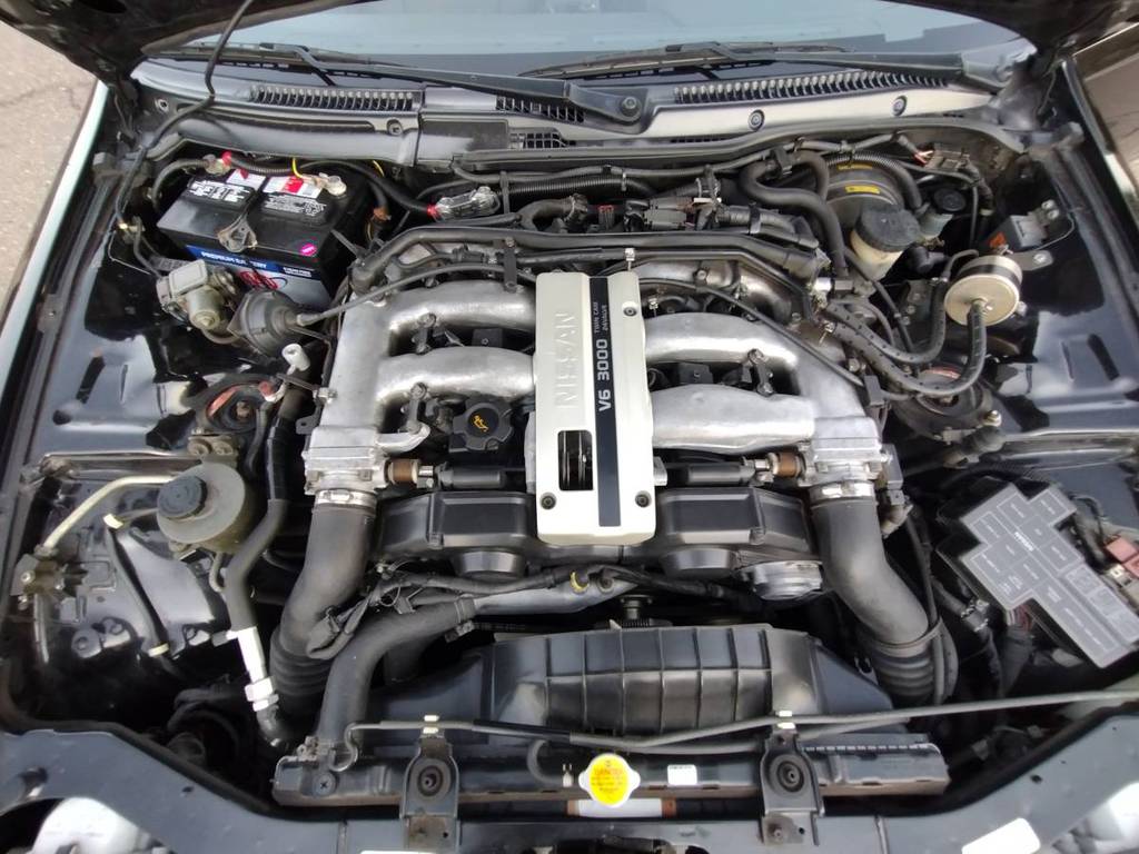 1990 nissan 300zx 5spd manual coupe black for sale classifieds engine bay