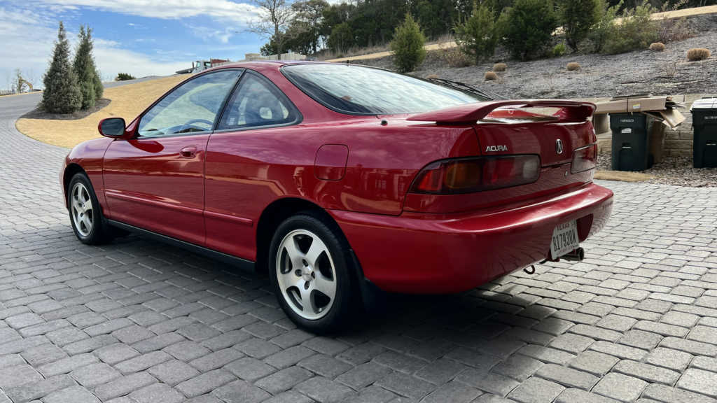 1996 acura integra gsr gs-r 5spd manual milano red leather low miles mileage for sale classifieds 3