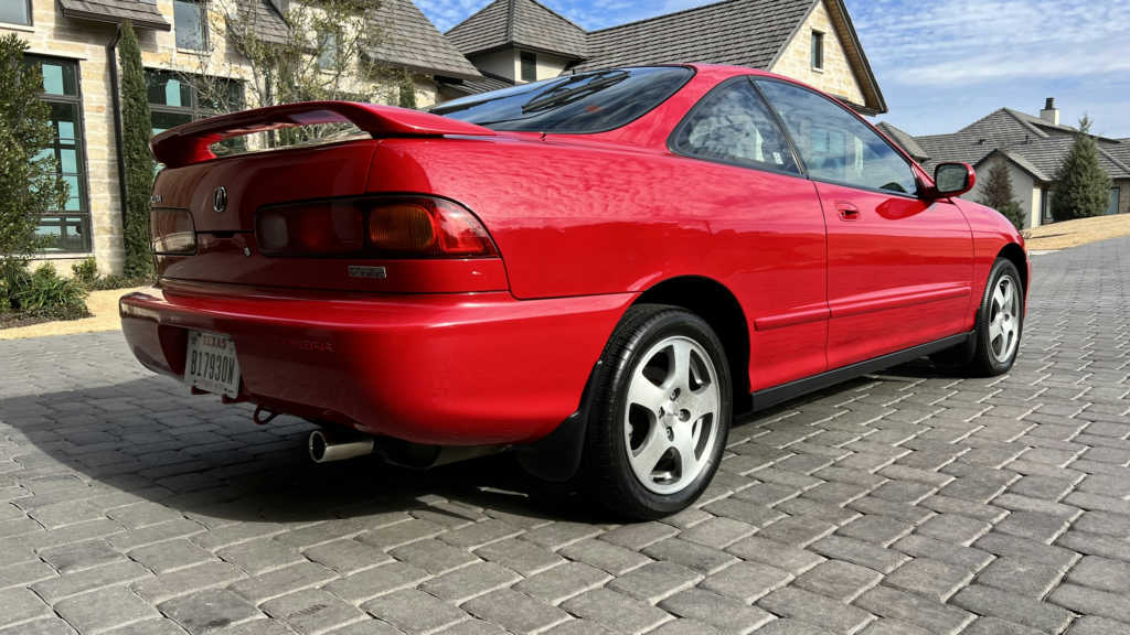 1996 acura integra gsr gs-r 5spd manual milano red leather low miles mileage for sale classifieds 2