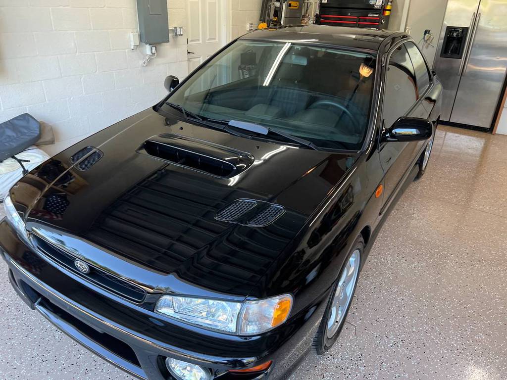 1999 Subaru Impreza 2.5 RS Coupe 5spd manual black low mileage survivor one owner for sale classifieds 3