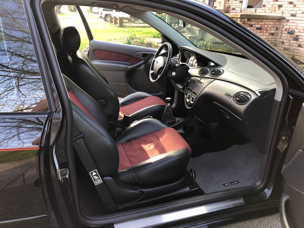 2002 ford focus svt black low mileage survivor stock for sale classifieds interior 