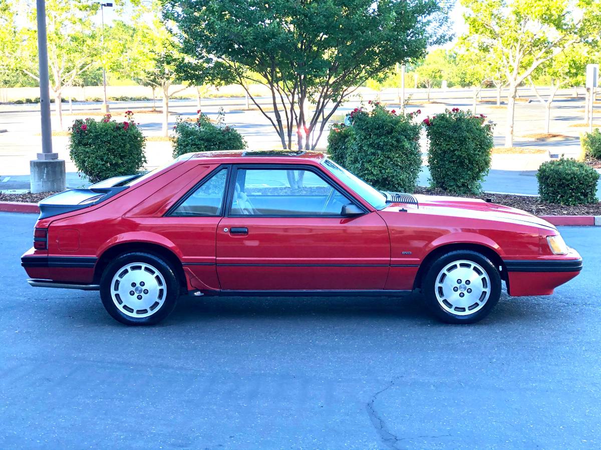 1986 ford mustang svo turbo jalepeno red for sale classifieds 2