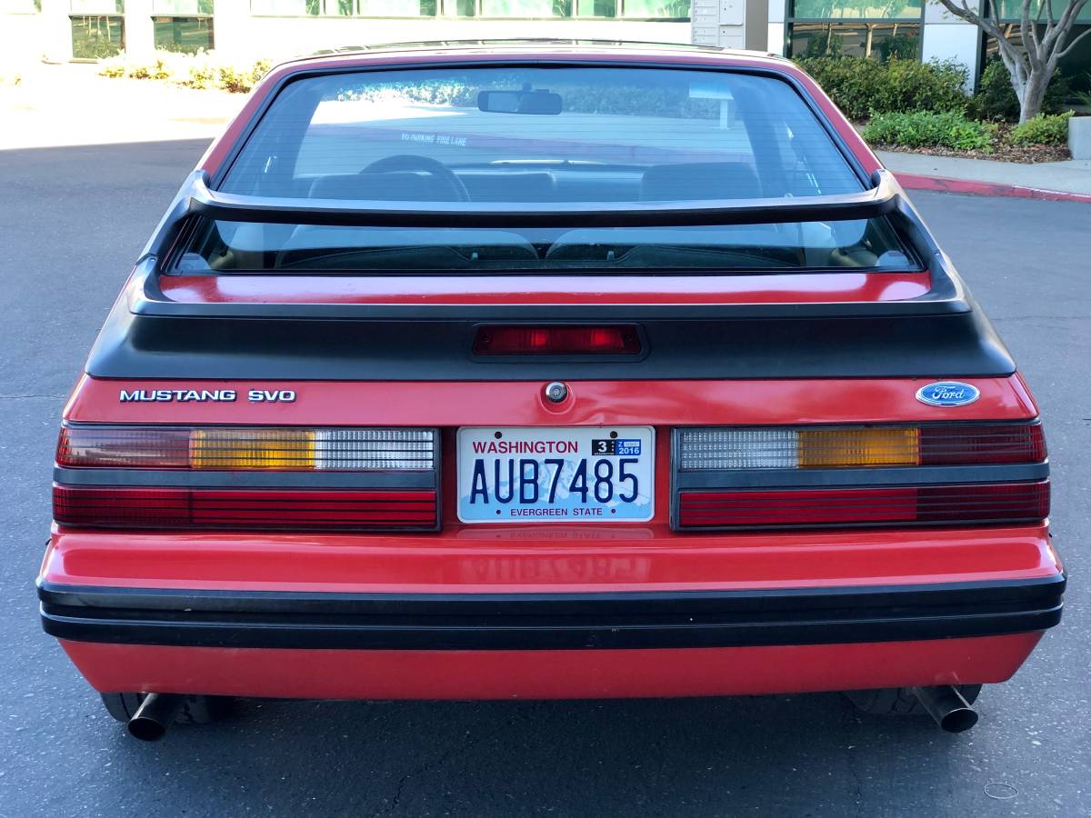 1986 ford mustang svo turbo jalepeno red for sale classifieds 4