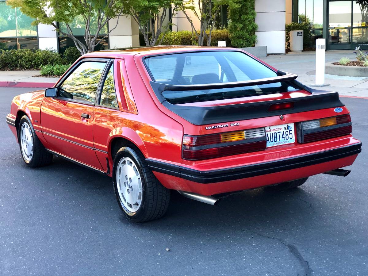 1986 ford mustang svo turbo jalepeno red for sale classifieds 3