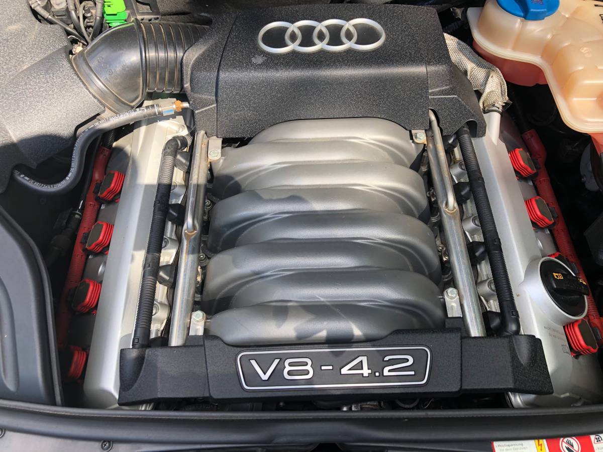 2004 audi s4 6spd manual black for sale classifieds 4.2L V8 engine bay