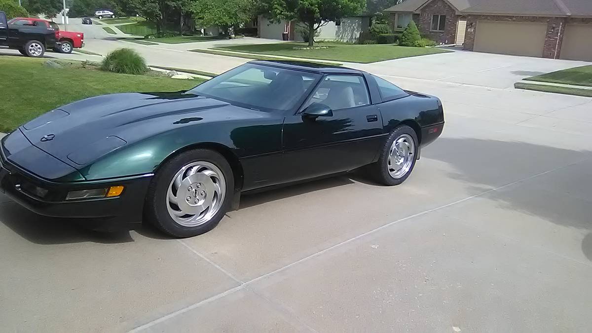 1996 corvette lt4 grand sport coupe polo green 6spd manual f45 for sale classifieds 3