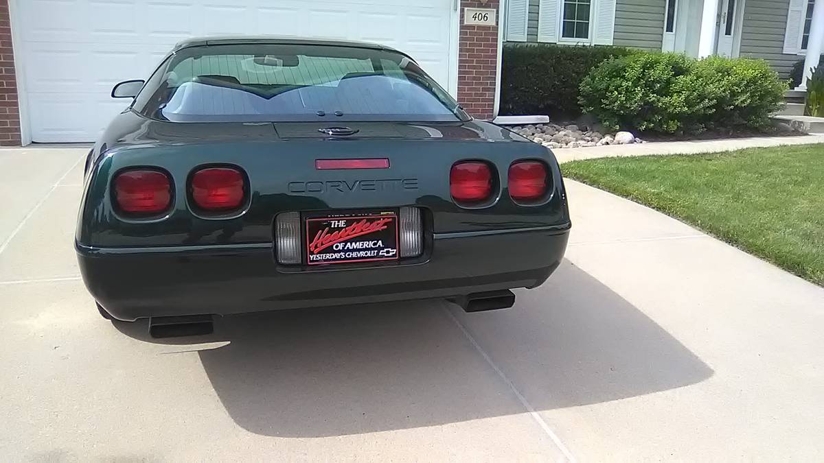 1996 corvette lt4 grand sport coupe polo green 6spd manual f45 for sale classifieds 4