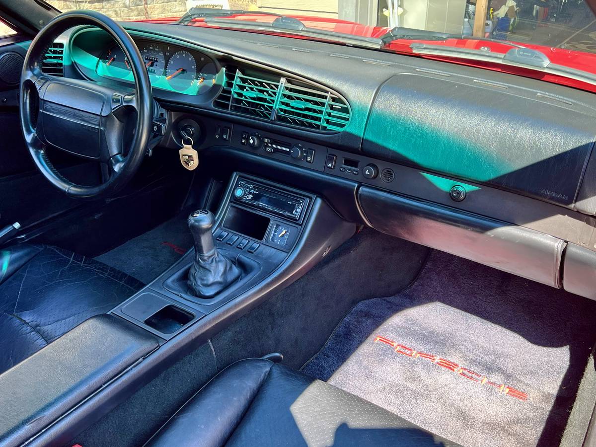 1995 porsche 968 coupe 6spd manual for sale classifieds black interior 3