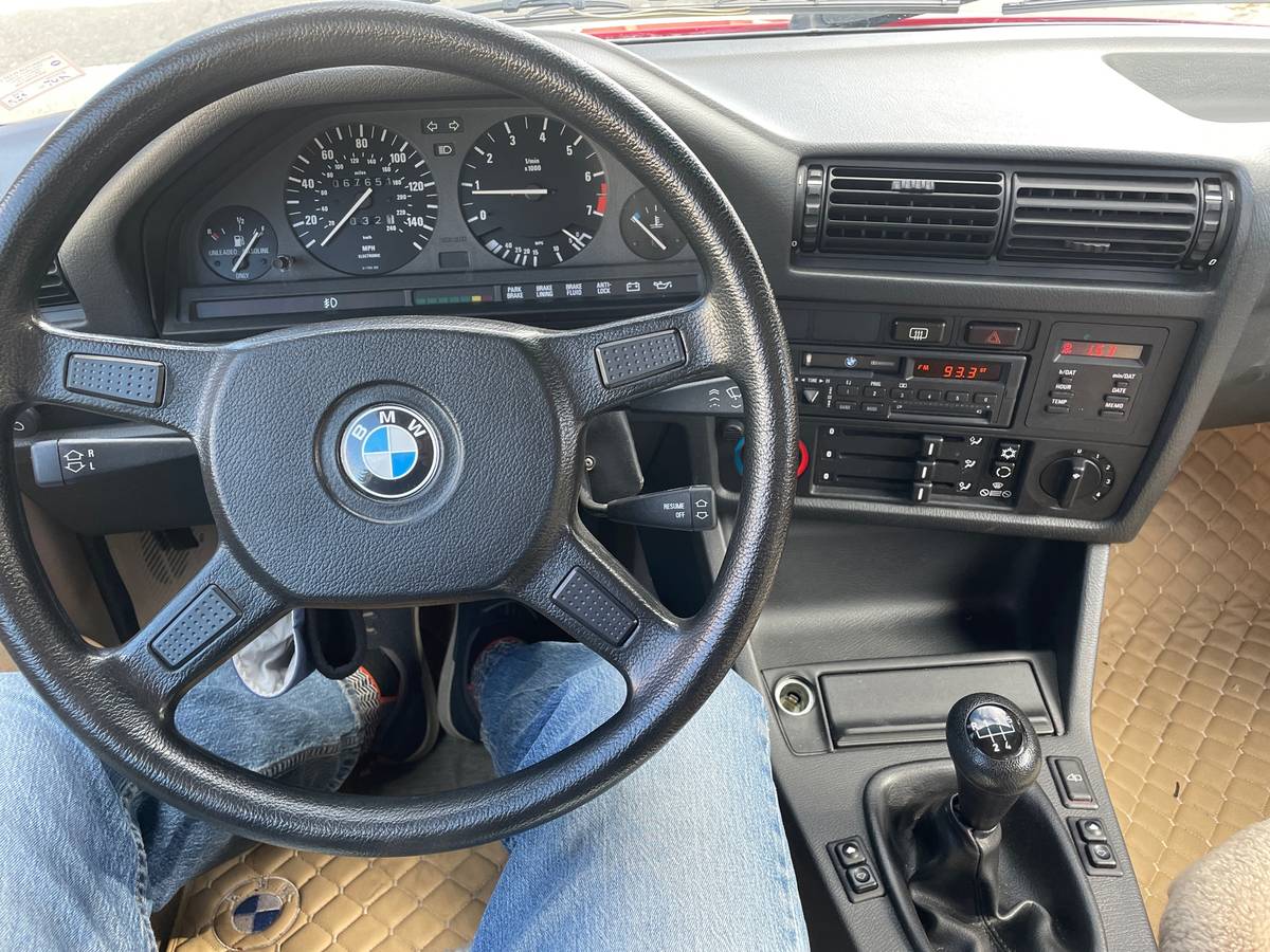 1989 bmw 325i e30 325 coupe 5spd manual low mileage for sale classifieds interior