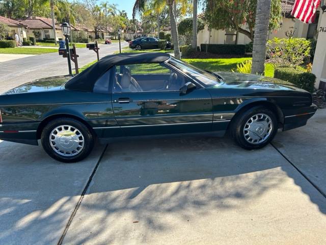 1993 cadillac allante low miles polo green for sale classifieds 1