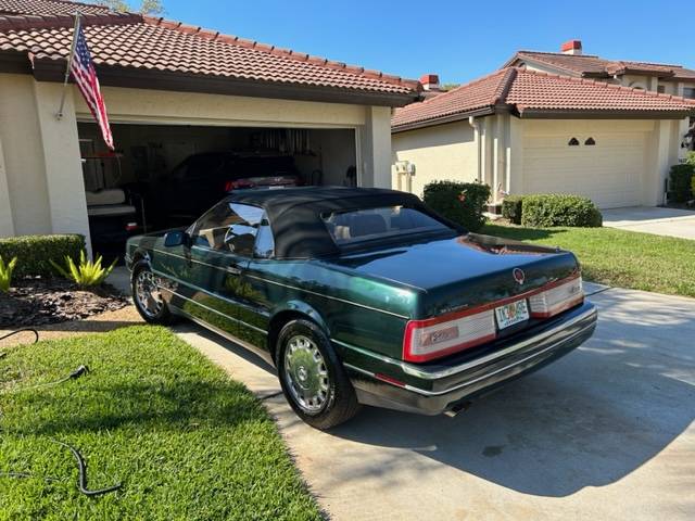 1993 cadillac allante low miles polo green for sale classifieds 