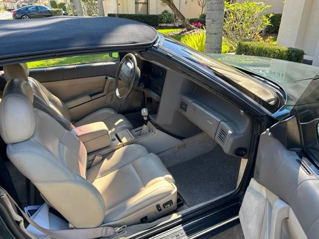 1993 cadillac allante low miles polo green for sale classifieds interior tan beige