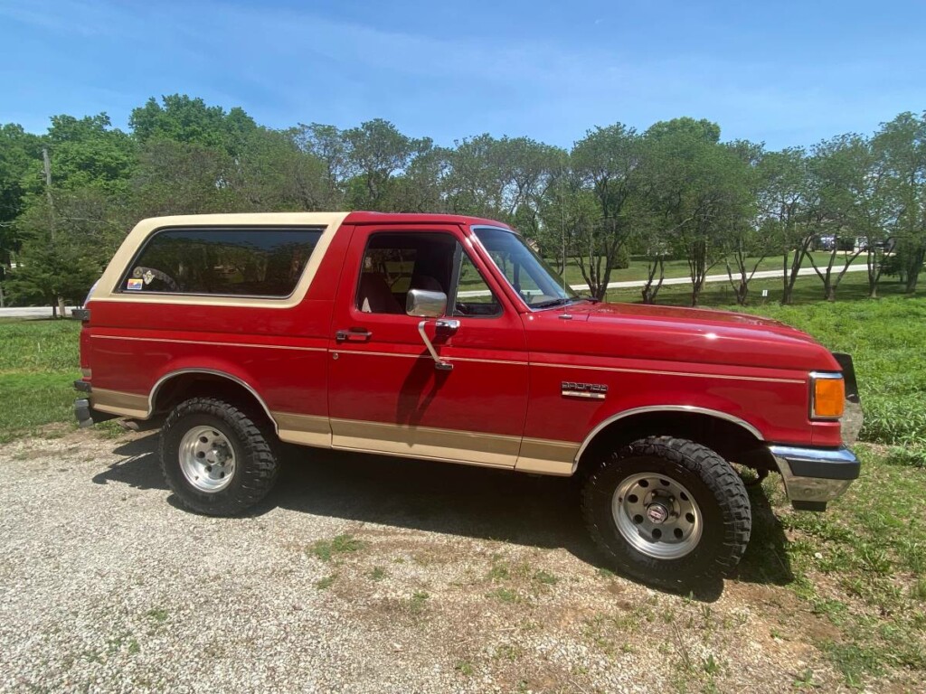 1990 ford bronco eddie bauer 4x4 4wd low mileage survivor for sale classifieds 1