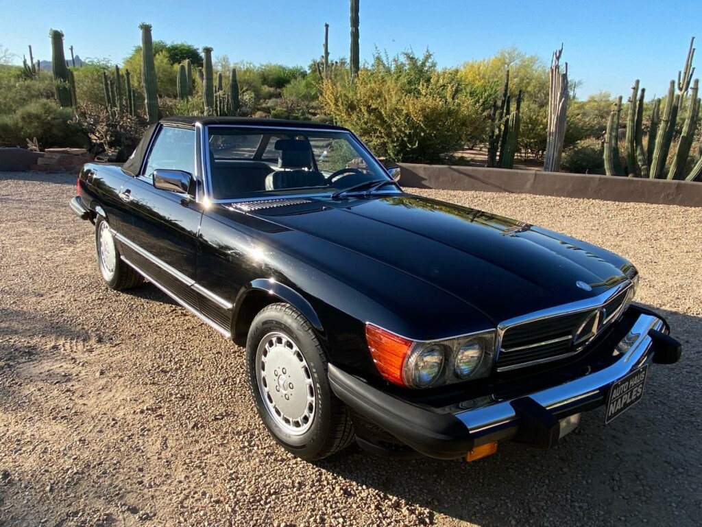 1989 mercedes benz 560sl 560 sl black low mileage for sale classifieds 1