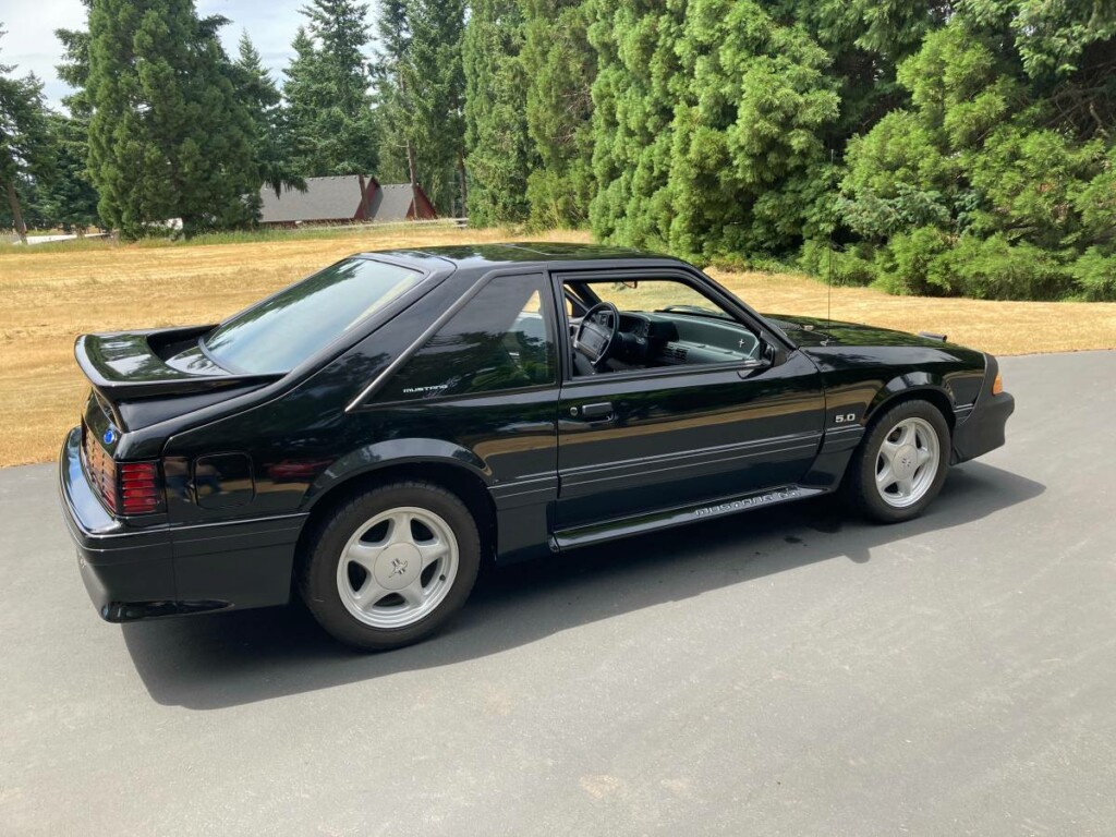 1990 ford mustang gt foxbody hatchback 5spd manual black low mileage for sale classifieds 2