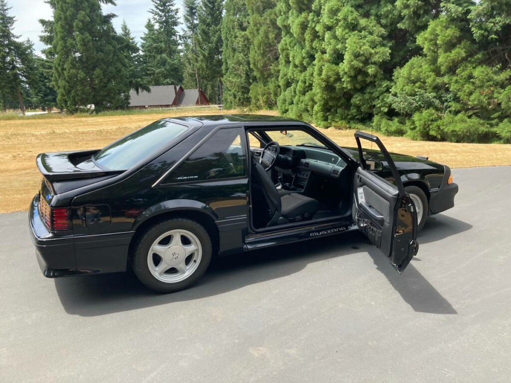 1990 ford mustang gt foxbody hatchback 5spd manual black low mileage for sale classifieds 3