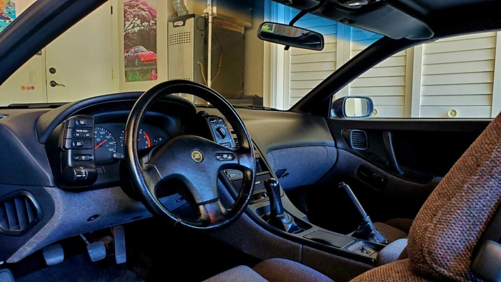 1990 nissan 300zx charcoal pearl 5spd manual for sale classifieds interior